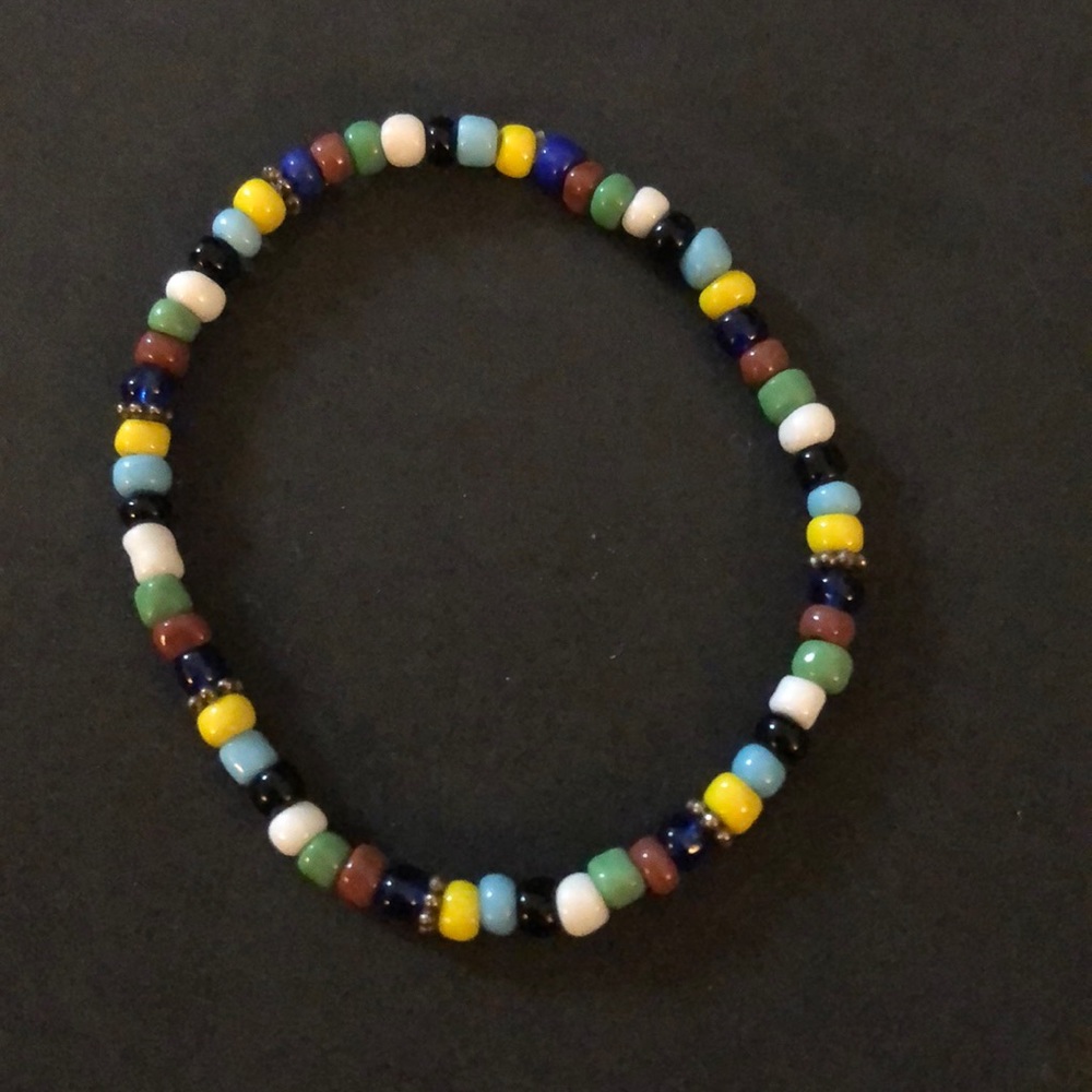 Hand Beaded Multicolor Bracelet
